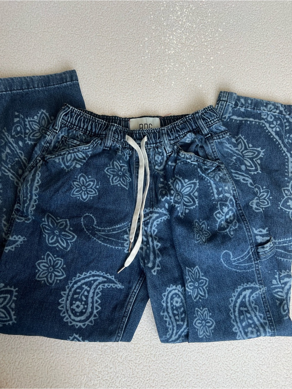 BDG Paisley Drawstring Pants